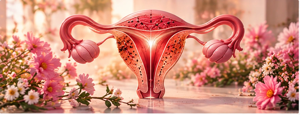 Ilustração do tema Adenomiose e condições relacionadas